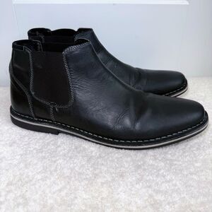 Steve Madden Men's Huego Chelsea Boot Size 13M, Black